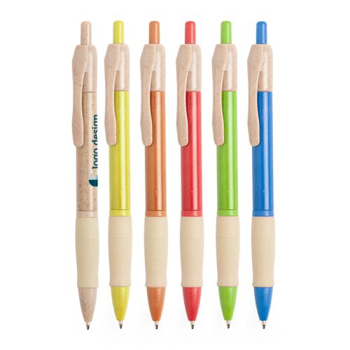 Kuglepen i hvedestrå og ABS - Billede 1