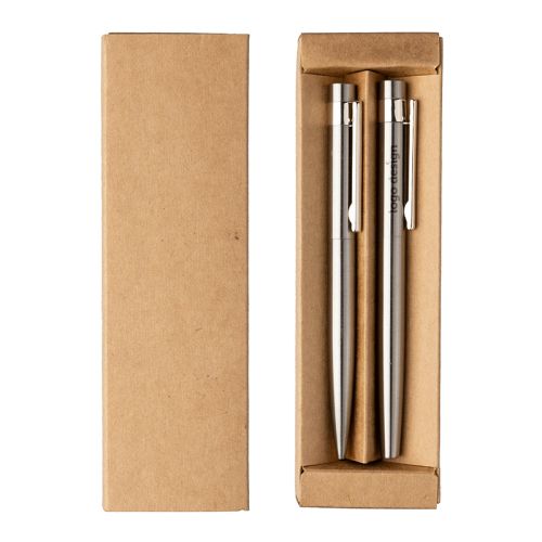 Skrivesæt i genanvendt rustfrit stål - Billede 3