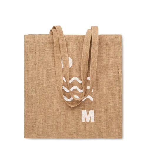 Indkøbstaske i jute - Bild 1