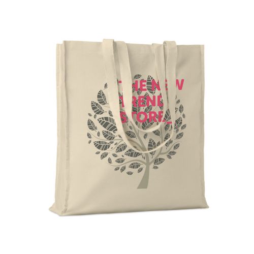 Baeredygtig mulepose med fuldfarvet tryk | 140 gr./m2 - Billede 1