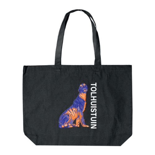 Stor canvas shopper | sort - Bild 1