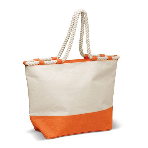 Canvas tas med snor - Billede 2