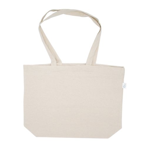 Ecru genanvendt shopper | 250 g/m² - Billede 2