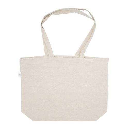 Ecru genanvendt shopper | 250 g/m² - Billede 3