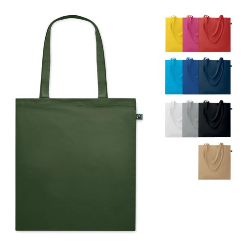 Fairtrade bærepose farvet | utrykt - Billede 1