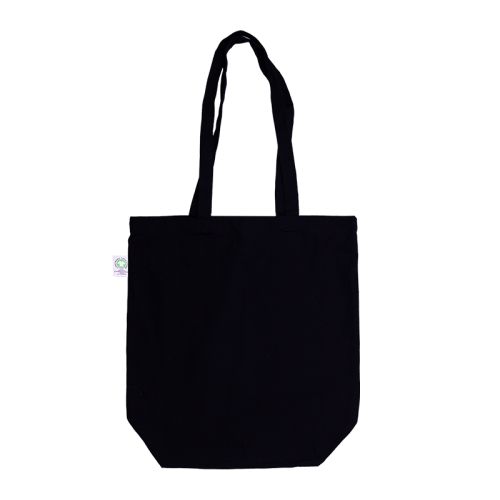 Fairtrade shopper canvas sort - Billede 3
