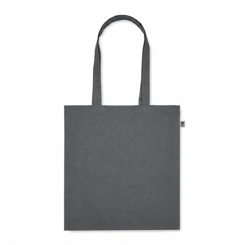 Fairtrade taske med sidefold - Billede 6