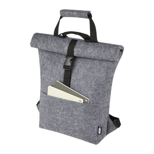 Cykeltaske af genanvendt filt - Billede 5