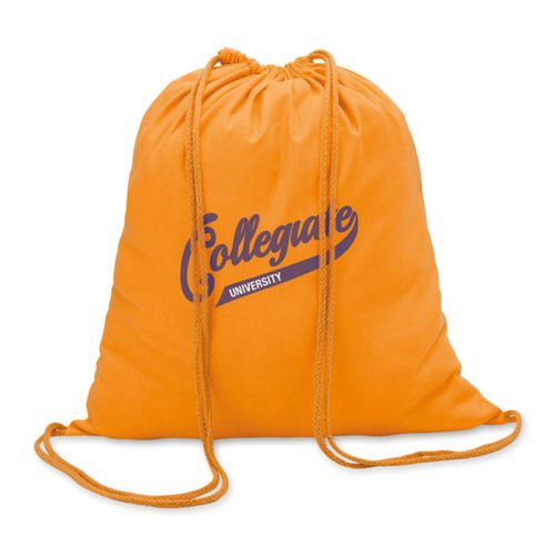 Farvet rygsaek i bomuld - Billede 1