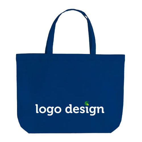 Farvet bomulds mulepose XL - Billede 1