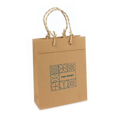 Genanvendt papirpose S - Billede 1