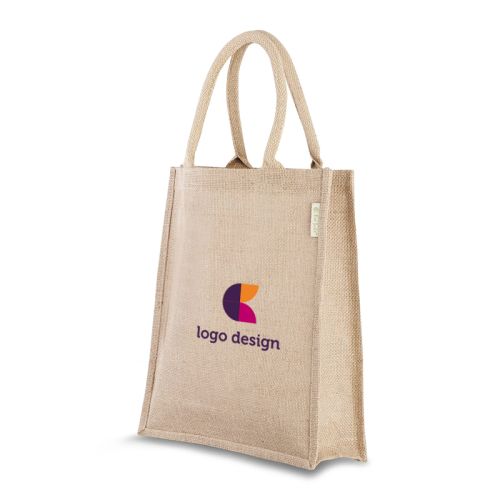 Jute indkøbstaske - Billede 1