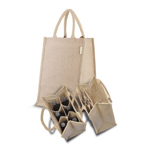 Jute taske combi - Billede 3