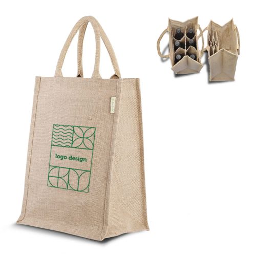 Jute taske combi - Billede 1