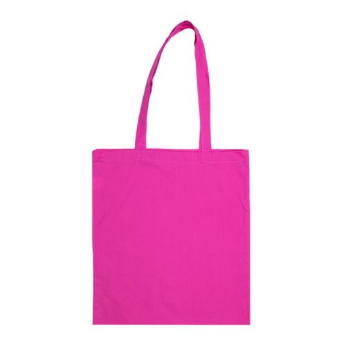 Farvet bomulds mulepose - Billede 6