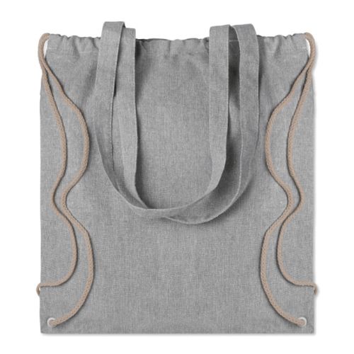 Genanvendt bomulds duffelbag - Billede 4