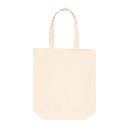 Ecru bomulds shopper lille | 155 gr./m2 - Billede 2