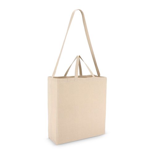 Bomuldstaske med skulderrem - Billede 3