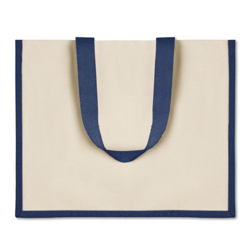 Shopper i canvas og jute - Billede 2