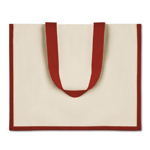 Shopper i canvas og jute - Billede 3
