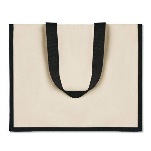 Shopper i canvas og jute - Billede 4