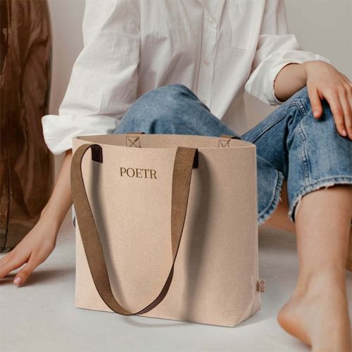 Taske i RPET filt - Billede 6