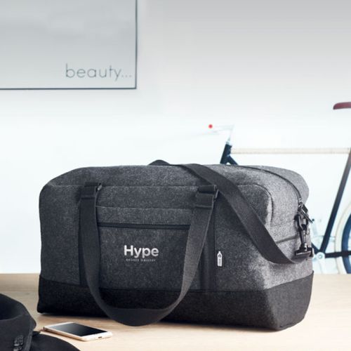 Weekendtaske i RPET filt - Billede 7