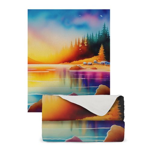 RPET fleecetæppe - Billede 2