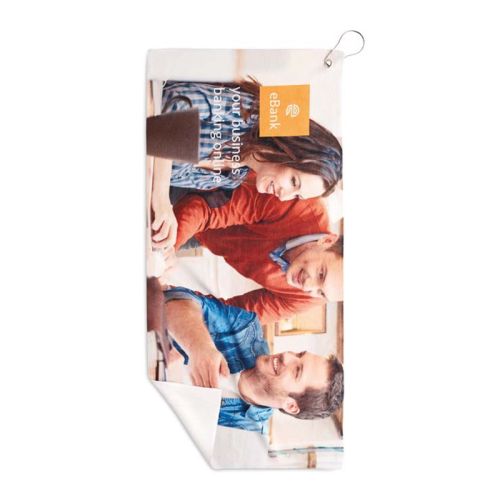 RPET golfhåndklæde stort - Billede 1