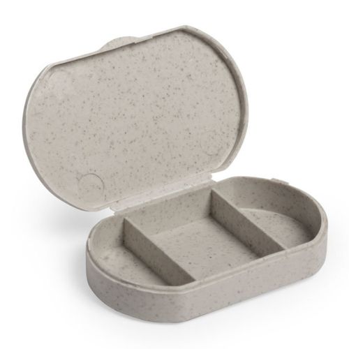 Oval pilledåse i bambus - Bild 2